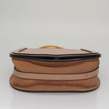 Morvella elegant leather Handbag top view