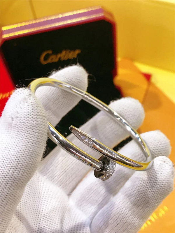 Angled view of Cartier unisex jewelry piece