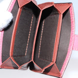 Elvoria elegant leather Wallet angled view