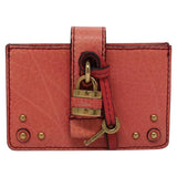 Elvoria elegant leather Wallet top view