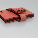Chloe designer wallet leather closeup detail
