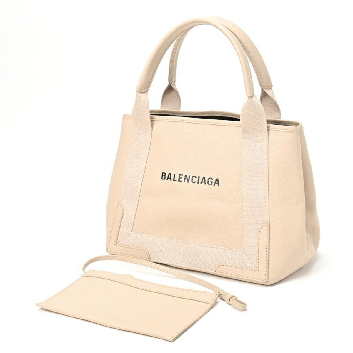 Balenciaga Navy Cabas Tote | Luxury Canvas Tote Bag