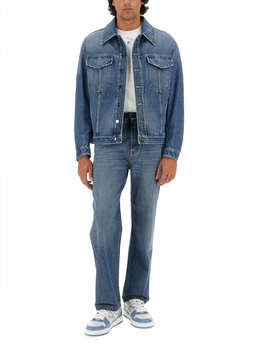 Fendi jackets luxury designer piece front view
