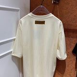 Side profile of Louis Vuitton cotton t-shirt with relaxed-fit cut