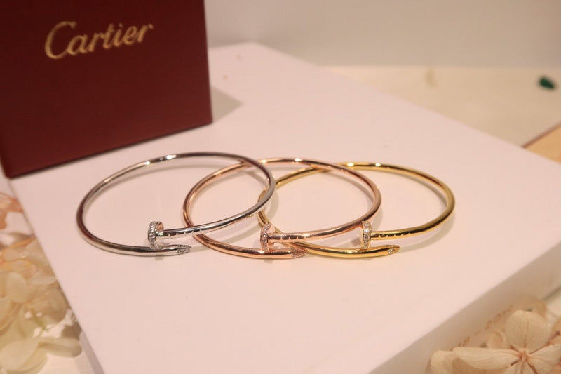 Front view of Cartier unisex jewelry piece
