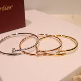 Front view of Cartier unisex jewelry piece