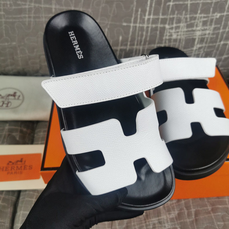 Hermes sandals Style 127 - close-up of timeless elegant design