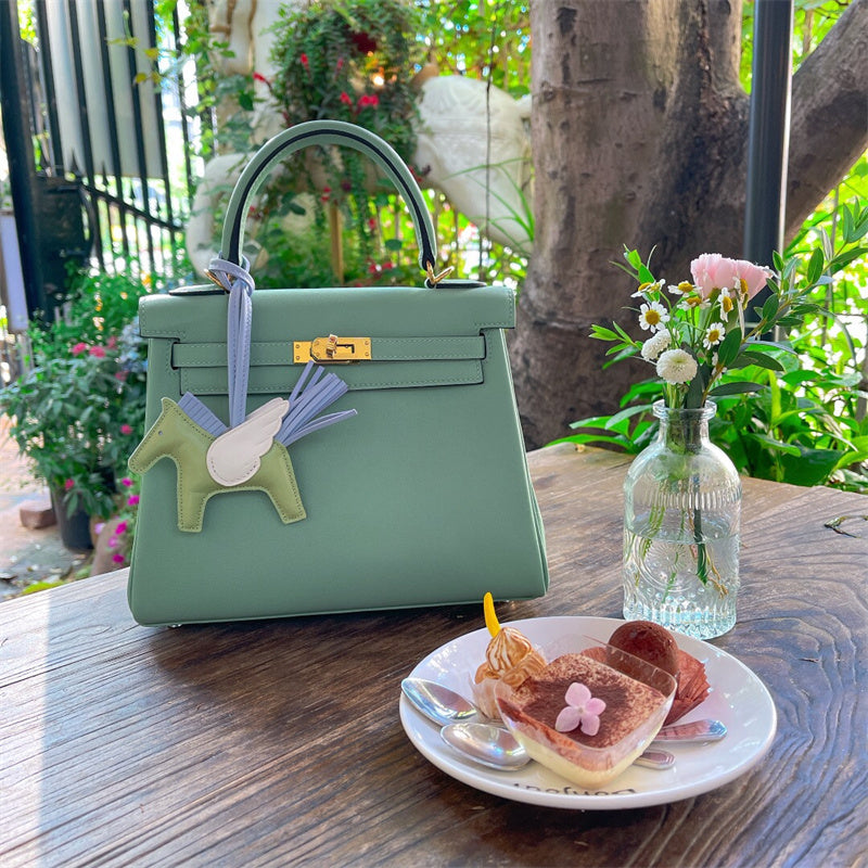Streamlined bag shown from front angle