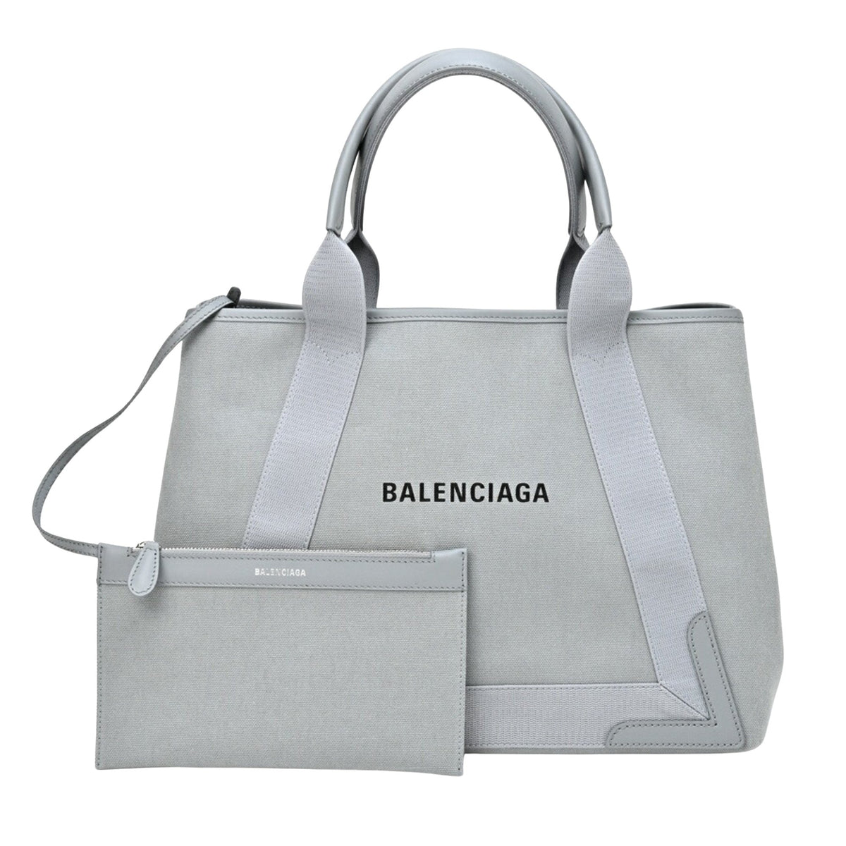 Balenciaga Navy Cabas Tote | Luxury Canvas Tote Bag