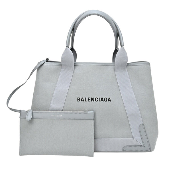 Balenciaga Navy Cabas Tote | Luxury Canvas Tote Bag