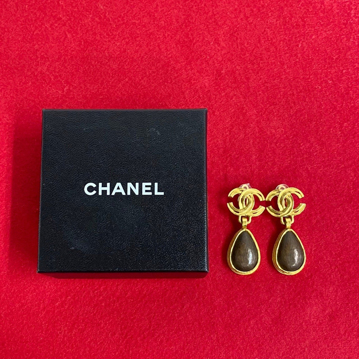 Chanel Jewellery? Chanel Coco Mark Earrings Luxury Designer Statement Jewellery