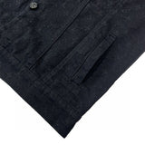 Back view of Louis Vuitton luxury clothing with relaxed-fit cut