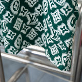 Front view of Louis Vuitton cotton t-shirt with monogram-inspired silhouette