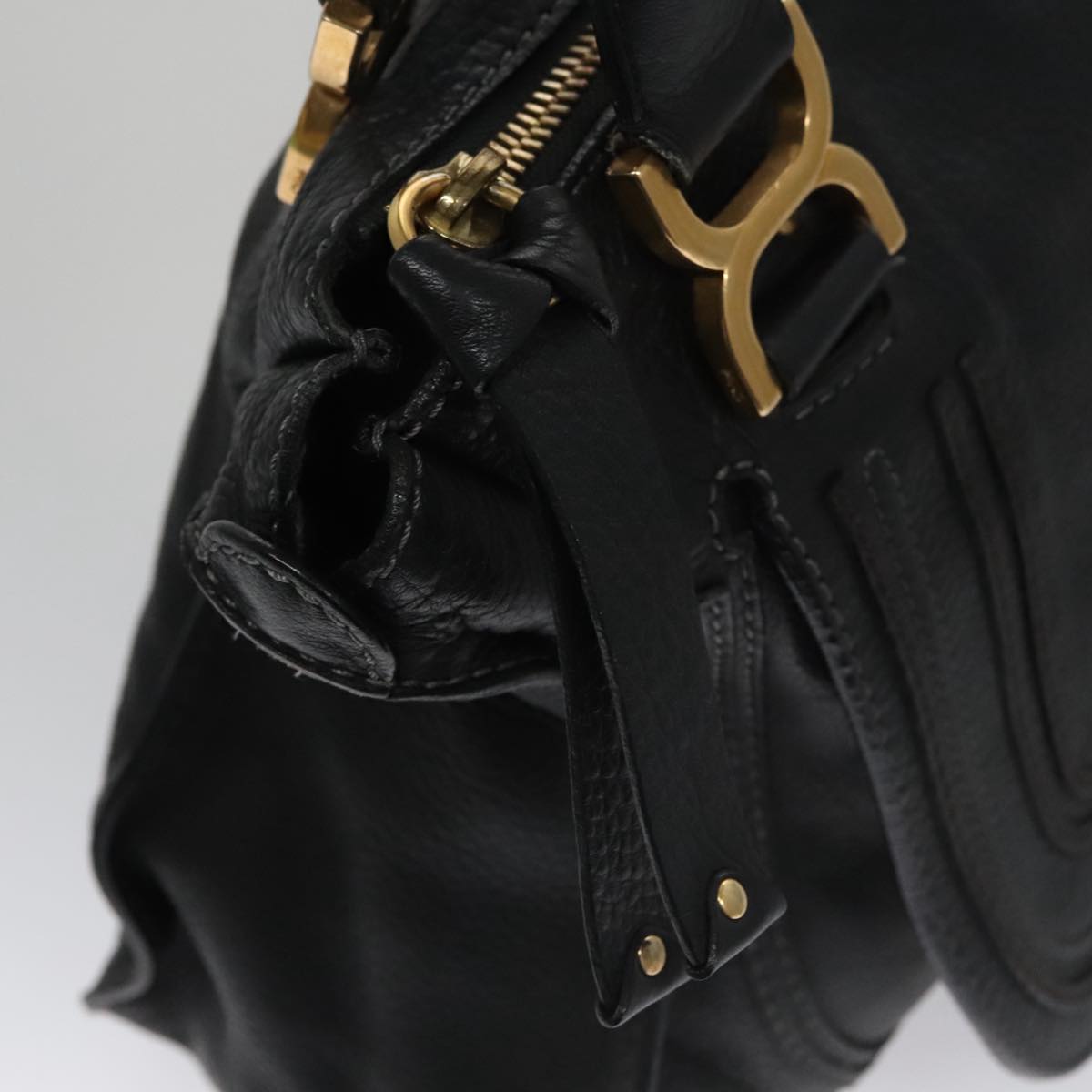 Brisolux elegant leather Handbag top view