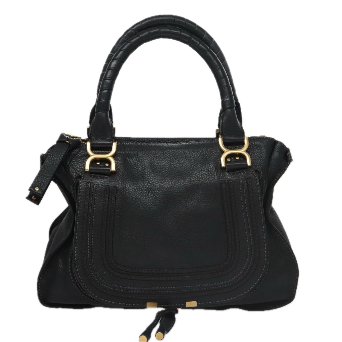 Chloe designer handbag leather closeup detail