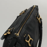 Chloe designer handbag leather closeup detail