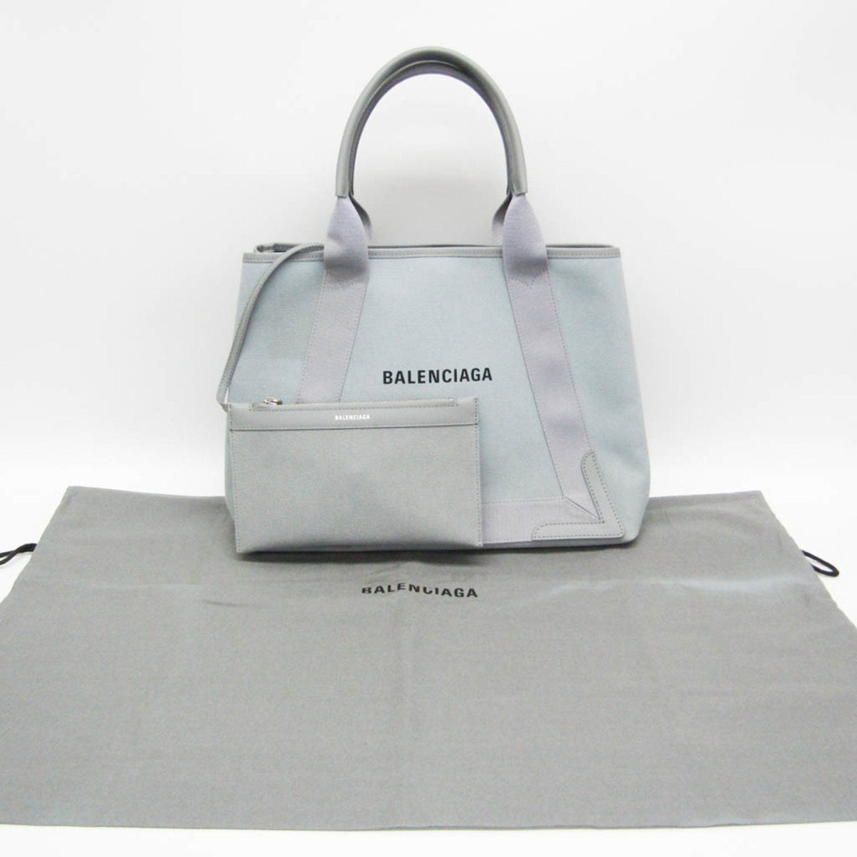 Balenciaga Navy Cabas Tote | Luxury Canvas Tote Bag