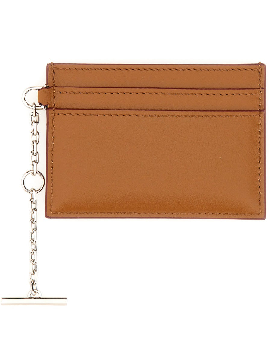 Alexander McQueen Wallets- Alexander Mcqueen Women Sling Card Holder Elegant Everyday Leather Wallet