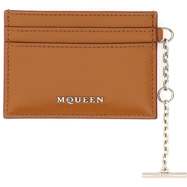Alexander McQueen premium wallets detail and craftsmanship close-up