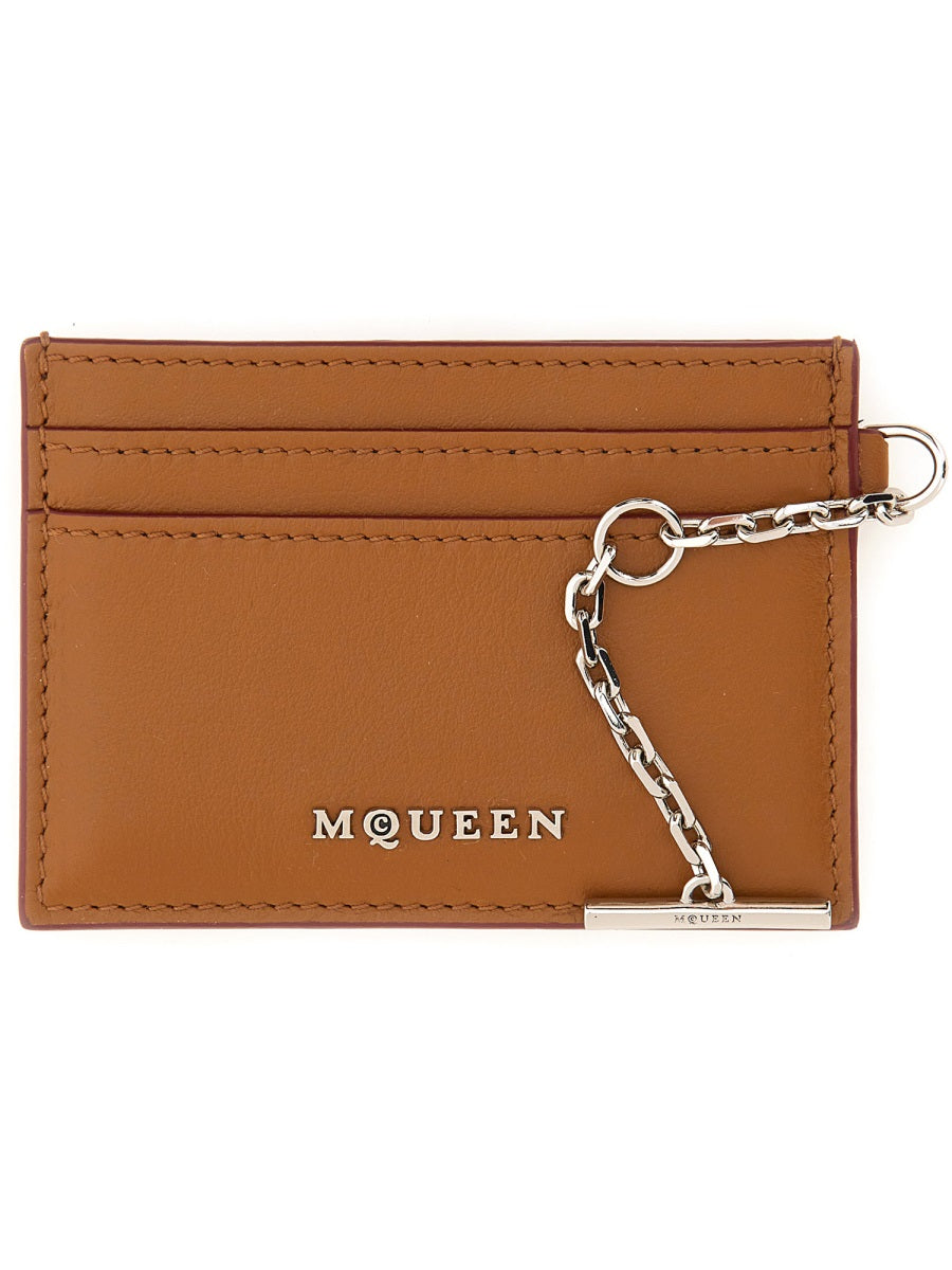 Alexander McQueen wallets luxury designer piece front view