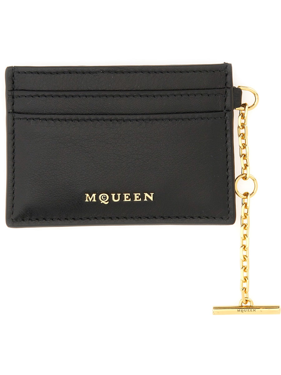 Alexander McQueen premium wallets detail and craftsmanship close-up