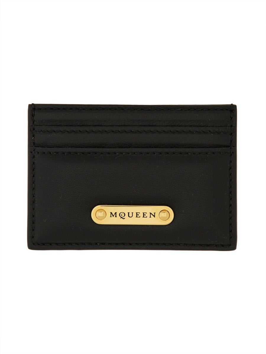Alexander McQueen wallets luxury designer piece front view
