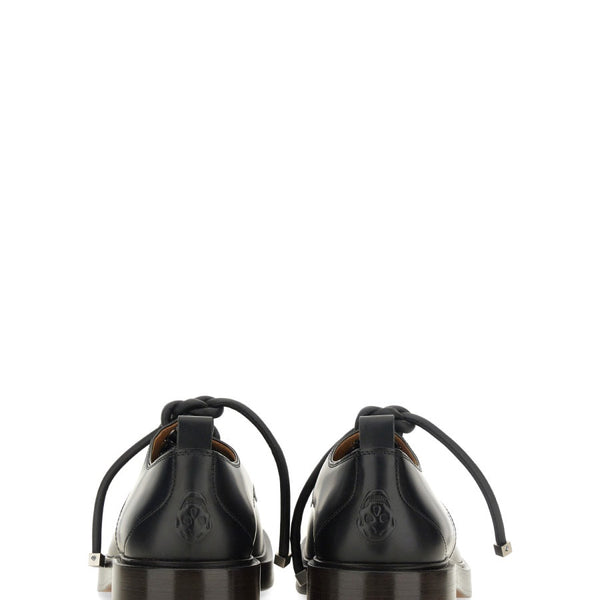 Alexander McQueen Accessories? Alexander Mcqueen Men Leather Derby. Luxury Designer Fashion Accessory