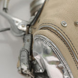 Crisalune elegant leather Handbag flat lay view