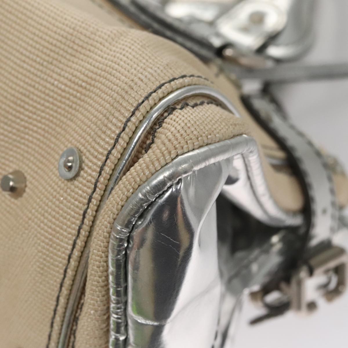 Crisalune elegant leather Handbag side view