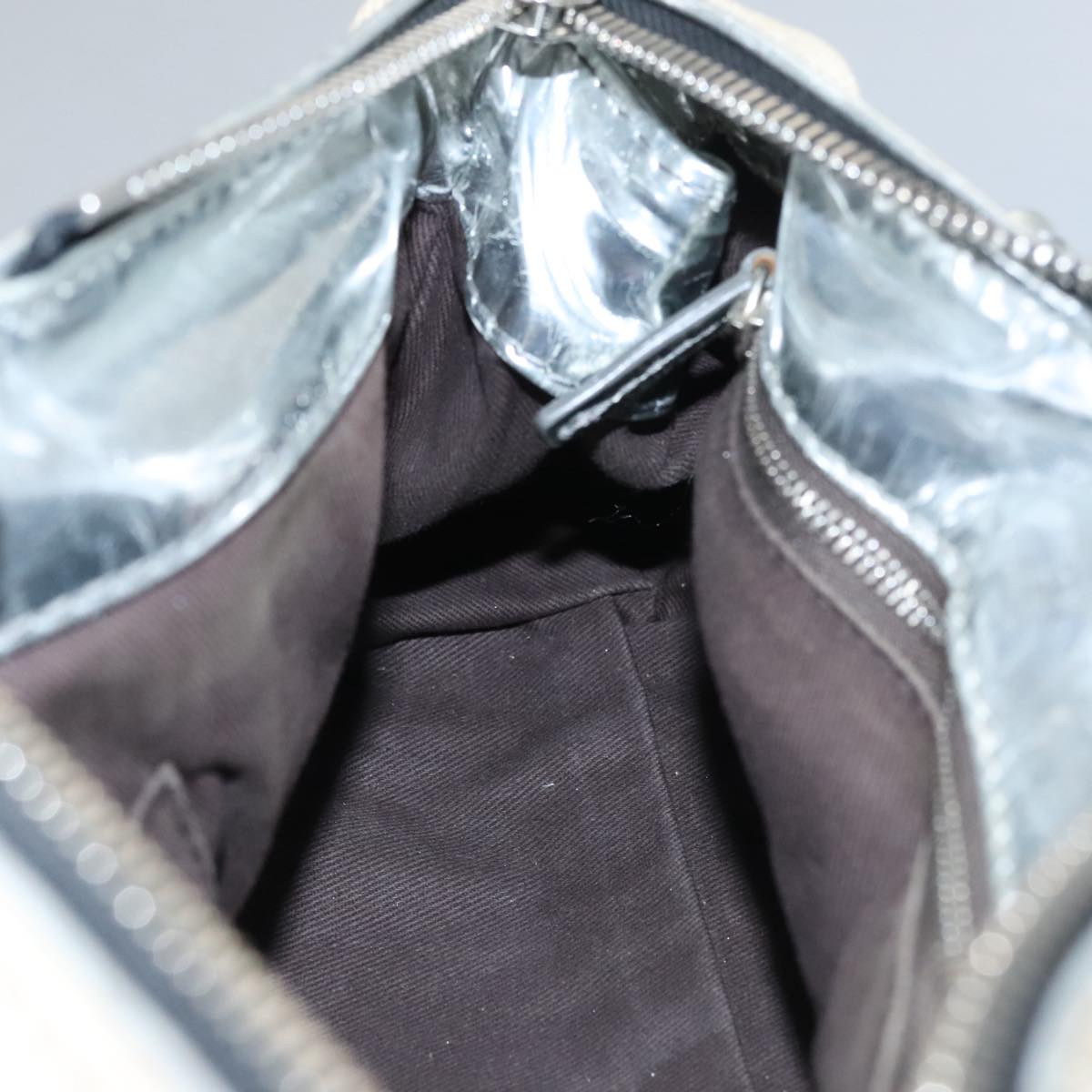 Crisalune elegant leather Handbag top view