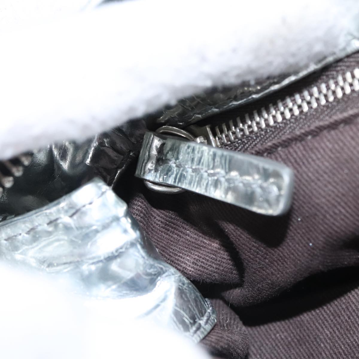 Crisalune elegant leather Handbag top view