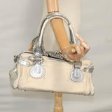 Crisalune elegant leather Handbag top view