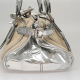 Crisalune elegant leather Handbag top view