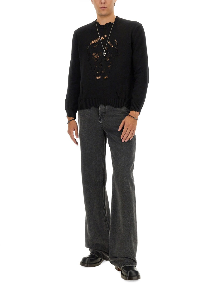 Alexander McQueen premium pants detail and craftsmanship close-up