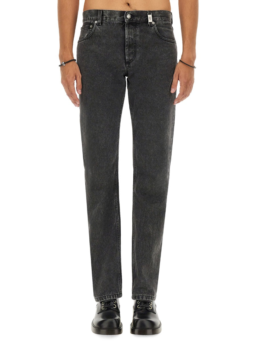 Alexander McQueen Jeans? Alexander Mcqueen Men Jeans In Denim Premium Designer Denim Jeans