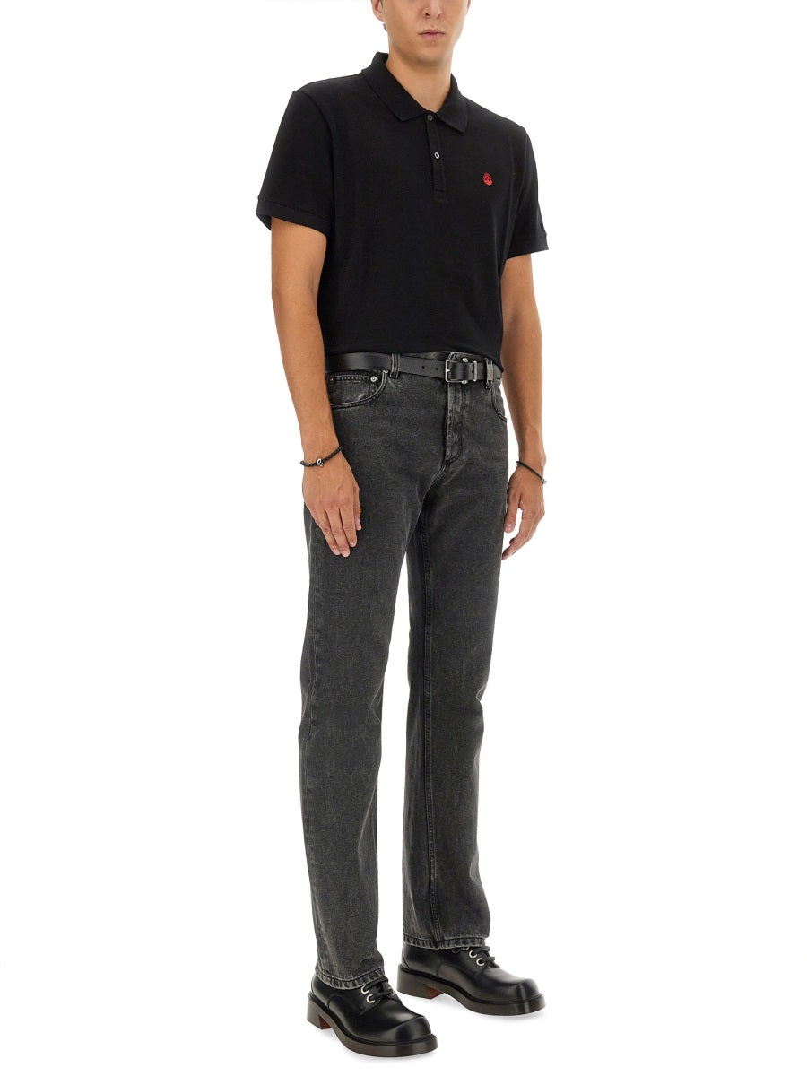 Alexander McQueen premium pants detail and craftsmanship close-up