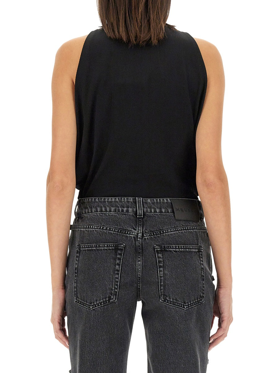 Alexander McQueen Tops? Alexander Mcqueen Women Ribbed Tank Top Elegant Everyday Designer Top