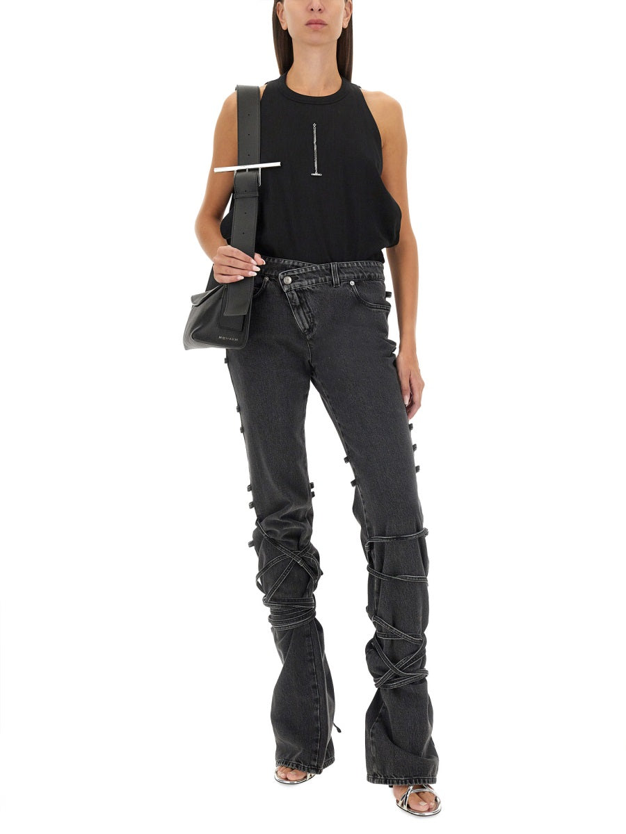 Alexander McQueen Tops? Alexander Mcqueen Women Ribbed Tank Top Elegant Everyday Designer Top