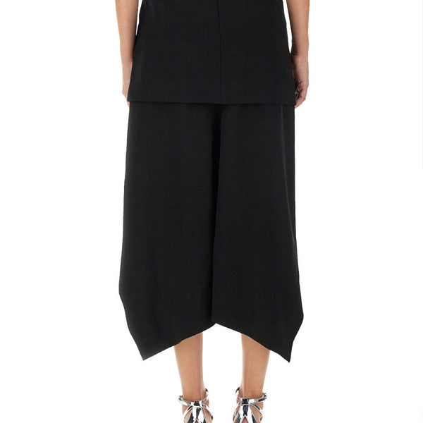 Alexander McQueen Skirts? Alexander Mcqueen Women Asymmetrical Skirt Elegant Designer Casual Skirt