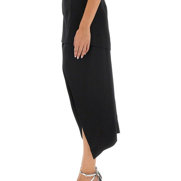 Alexander McQueen Skirts? Alexander Mcqueen Women Asymmetrical Skirt Elegant Designer Casual Skirt
