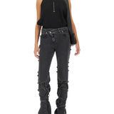 Alexander McQueen premium pants detail and craftsmanship close-up