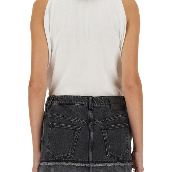 Alexander McQueen Tops? Alexander Mcqueen Women Ribbed Tank Top Elegant Everyday Designer Top