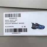 Balenciaga shoes Style 400 - close-up of iconic logo design (alternate angle)