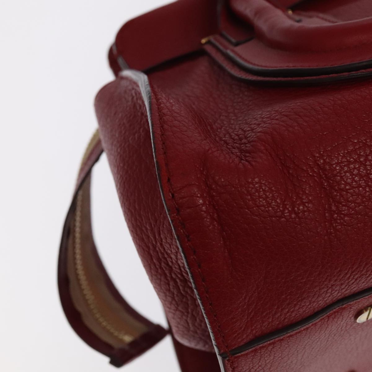 Corvella elegant leather Handbag top view