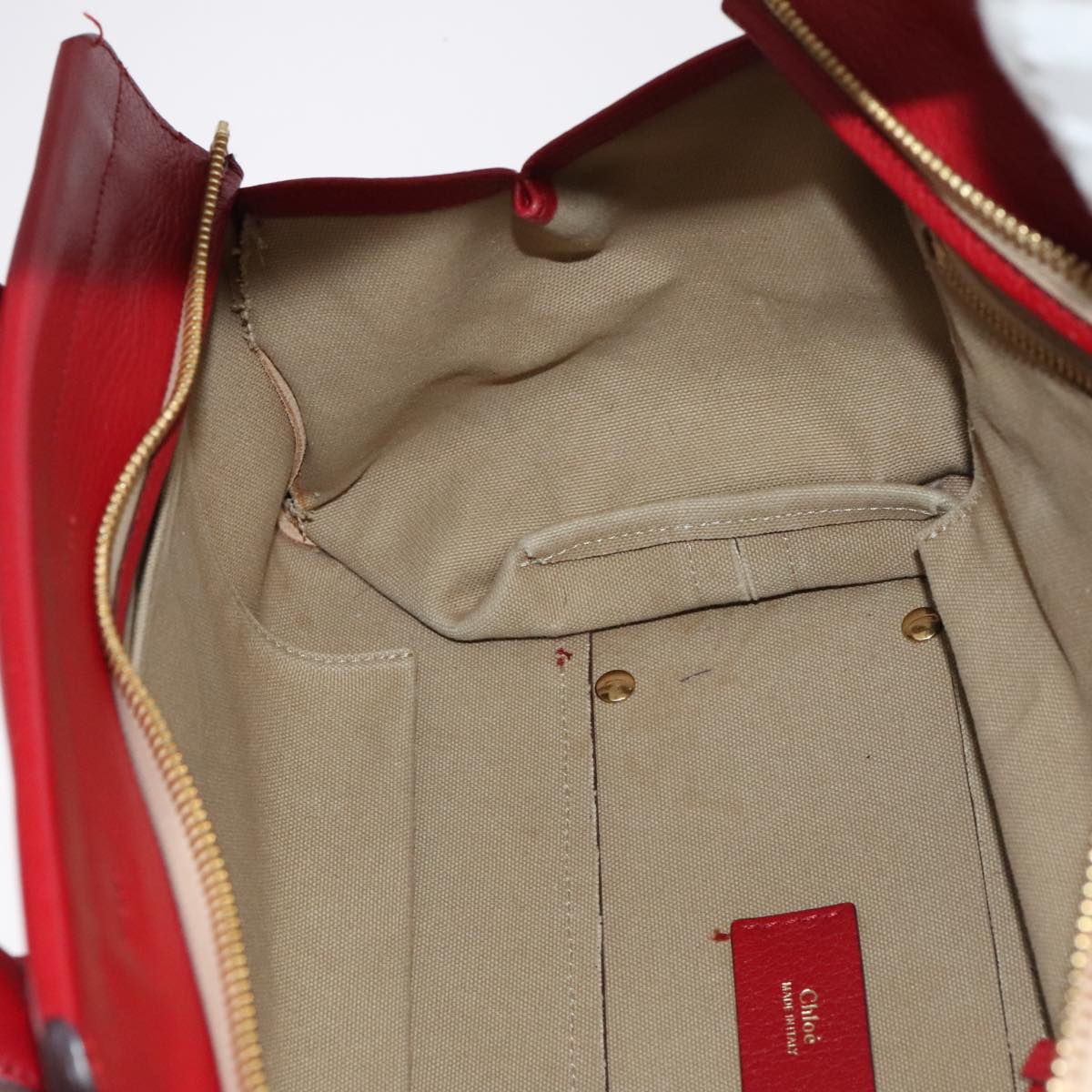 Corvella elegant leather Handbag top view