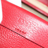Chloe authentic luxury handbag Red leather craftsmanship
