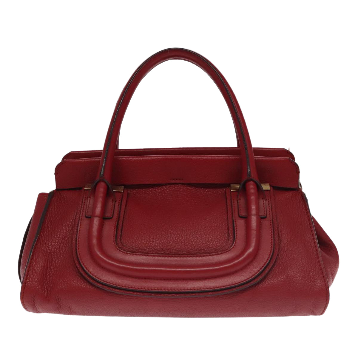Side view of Chloe handbag Red premium designer bag