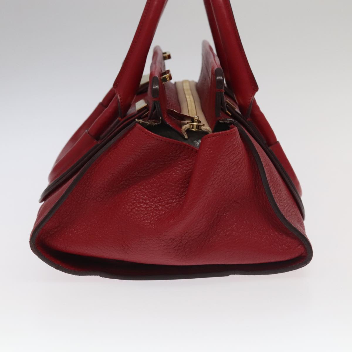 Corvella elegant leather Handbag top view