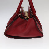 Side view of Chloe handbag Red premium designer bag