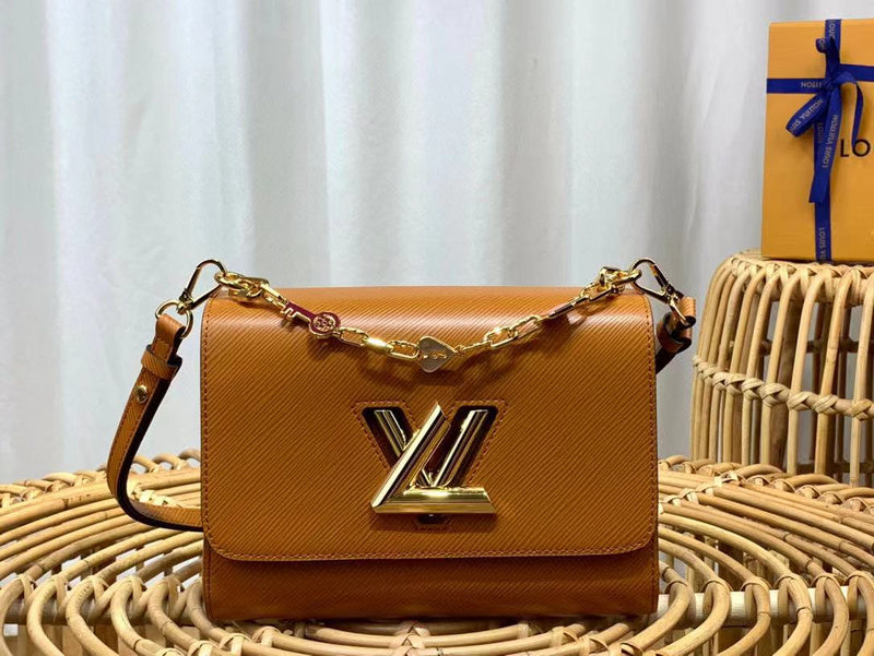 Front view of chic polished women's handbag – women's luxury handbag